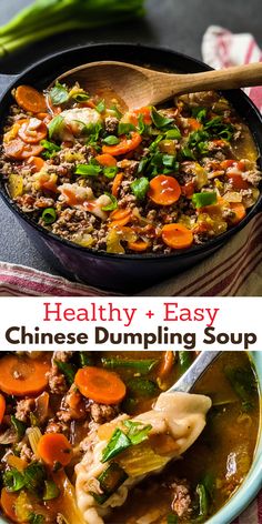 Chinese dumpling soup Soup With Frozen Dumplings, Vegetable Beef Dumpling Soup, Healthy Dumpling Soup, Recipes Using Frozen Potstickers, Frozen Potstickers Recipe, Frozen Gyoza Soup, Chinese Dumpling Soup, Low Calorie Stew