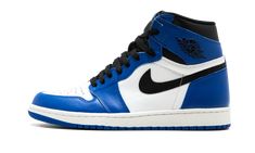 Jordan Brand did an experiment to see what would happen when it combined two of the most iconic colorways of the Air Jordan 1. The result is another amazing colorway. The Air Jordan 1 High “Game Royal” brings together the popular “Royal” and “Chicago” versions of the classic sneaker. The color blocking on this Air Jordan 1 is similar to the “Chicago” edition, but the traditional red leather paneling is replaced with royal blue. | Air Jordan 1 Retro High OG Jordan Shoes Girls, Nike Dunk High, Air Jordan 1 Retro High Og, Air Jordan 1 Retro High, Air Jordan 3, Air Jordan 1 High, Jordan 5, Jordan 1 High, Jordan 3