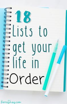 Color Coded To Do List, How To Be More Organized Life, Master List Organization, Life Organization Printables Free, 6/10 List, 17 Lists That Will Change Your Life, 100 Lists Of Lists, Adulting List, Lists To Organize Your Life