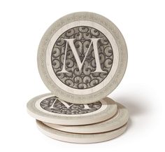 PRICES MAY VARY. Included components: Four Monogram Coasters Four Absorbent Monogram Drink Coasters Included Slightly oversized at 4.25" diameter is great for any sized drink Soft Pad attached to provide extra protection for your tabletops Monogram Coasters, Absorbent Coasters, Bar Coasters, Entertainment Bar, S Monogram, Bar Tools, Dollar Store Diy, Personalized Monogram, Drinking Glasses