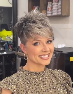 Gray Pixie Haircut Over 50, Shaved Hair Cuts, Short Shaved Hairstyles, Really Short Hair