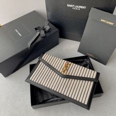 Size: 27cm*16cm*2cm It comes with Dust box, Care manual, Tag, and Paper bag. Ysl Uptown Pouch, Small Envelope, Small Envelopes, Yves Saint Laurent Bags, Envelope Clutch, Saint Laurent Bag, Pouch Bag, Metal Hardware, Gold Tone Metal