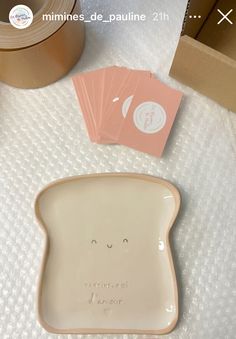 a piece of bread sitting on top of a table