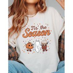 Tis The Season To Be Spooky Shirt T-shirt, Spooky Shirt, Halloween Shirt, Halloween Party Shirt, Funny Halloween Tee, Gift For Halloween,Pentagram Clothing,Scary Pumpkin Tee,Candle Tee Happy HALLOWEEN to all  This t-shirt is great for all things from Fall, Halloween  to Thanksgiving and all special events in it. Match this shirt with a cozy denim jacket or your favorite jeans and you're ready for  all funny Fall, Halloween Spooky season  activities. It will become your new favorite shirt and helps you keep your Fall, Halloween vibes . 👉HOW TO ORDER👈 1️⃣ Please review all the information provided before placing an order 2️⃣ Select the shirt type and size using the drop down menu. 3️⃣ Select the color of the shirt using the following drop down menu. 4️⃣ Need more Items? Add the current ite Fun Fall Tops With Cartoon Print, Funny Orange Tops For Fall, Funny Orange Top For Fall, Fall Spooky Cartoon Print T-shirt, Spooky Cartoon Print T-shirt For Fall, Fun Fall T-shirt With Funny Print, Spooky Funny Print Tops For Fall, Fall Novelty T-shirt With Funny Print, Funny Print Novelty T-shirt For Fall