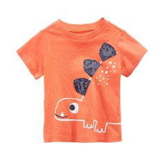 He'll Look Dino-Mite Wearing This All Cotton T-Shirt From First Impressions With A Smiling Dinosaur Graphic With Contrasting Plates. Crew Neck Graphic Print At Front All Cotton Machine Washable Imported Dinosaur Graphic, Spring Baby, First Impressions, Matching Family Outfits, Kids Prints, Sewing For Kids, Kid Tees, Boys T Shirts