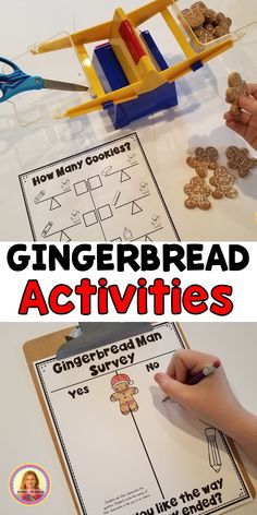 gingerbread activities for kids to learn how to make gingerbreads with their own hands