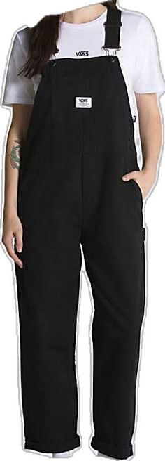 Cheap Black Overall Shortalls, Fitted Full-length Overalls With Pockets, Cheap High-waist Dark Wash Overalls, Non-stretch Dark Wash Cotton Overalls, Black Non-stretch Overalls With Pockets, Work Overalls, Overalls, Clothes