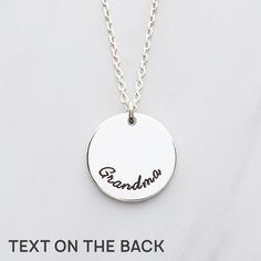 "► DAINTY DISC FINGERPRINT NECKLACE * Can be personalized with just a photo of the fingerprint on paper - no kit required. * Engravable on both sides, one with fingerprint and the other side with a personal message (2-3 words). * Material: High Quality Solid 925 Sterling Silver * Finishing: Silver, Gold or Rose Gold. * All of our jewelry are handmade from scratch and packaged with care in our workshop ► HOW TO ORDER & ADD PERSONALIZATION - Add the item to cart and check out. After you've ord Christmas Present For Mom, Fingerprint Jewelry For Men, Fingerprint Memorial Necklace, Fingerprint Pendant Necklace, Finger Print Pendant, Thumbprint Necklace, Christmas Presents For Moms, Present For Mom, Fingerprint Necklace