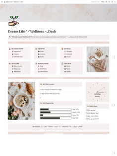 the homepage for dream life's website, which is designed to look like it has