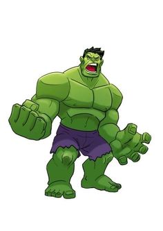 an image of the incredible hulk character from avengers animated movie, which appears to be in color