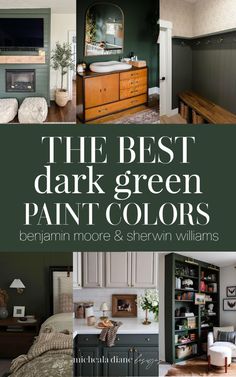 the best dark green paint colors