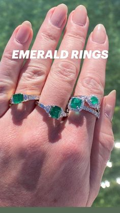 Emerald Rings, Emerald Ring, Turquoise Bracelet, Emerald, Turquoise