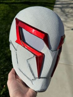 A fully painted helmet of buyers choice* can be for display or wearable. *choices not limited to photos provided that buyer supplies links to helmet files. Painted Helmet, Spiderman Halloween Costume, Custom Helmet Paint, Captain America Comic Art, Spiderman Images, Boys Game Room, Devil Mask, Futuristic Armor, Mascaras Halloween