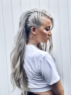 Rock Hair Updo, Asymmetrical Braided Hairstyles, Edgy Bridesmaid Hair, Edgy Half Up Half Down Hair, Rock Festival Hair, Edgy Hairstyles Long Hair, Edgy Wedding Hair, Edgy Updo Hairstyles, Rockstar Hairstyles For Women