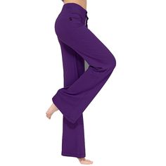 Season:Summer,Spring,Fall; Fabric:Modal; Look After Me:Washable; Gender:Women's; Activity:Zumba,Dance,Gym Workout,Fitness,Running,Pilates,Yoga; Clothing Type:Bottoms; Elasticity:Stretchy; Occasion:Athleisure,Casual,Street; Color:Burgundy,Royal Blue; Fit Type:Loose Fit; Function:Moisture Wicking,Quick Dry,Soft,Breathable,Lightweight; Waistline:Mid Rise; Pattern:Solid Color; Design:Flare Leg,Drawstring; Sports Clothing Sub Category:Yoga Pants; Special Size:Plus Size; EU Size:null; Hip:null; Pants Sweaty Workouts, Sports Activewear, Stretchy Pants, Drawstring Pants, Zumba, Yoga Women, Chic Dress, Yoga Fitness, Sport Outfits