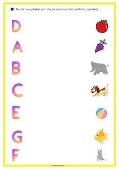 the letter d worksheet for children with pictures