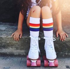 Whether your child is on the soccer field or attending a rainbow party, their unique style will be sure to turn heads with our collection of colorful, funky, and happy tube socks! These fun tube socks are approximately 14 inches and are made for KIDS. Expect them to be: -knee-high for kids ages 5 to 7 -mid-calf for kids ages 8 to 10 years old -few inches above the ankle for most adults Our tube socks are made of 75% Ring Spun Cotton, 14% Nylon, 7% Acrylic, 4% Spandex and proudly made in the USA! Knee High Socks Outfit, Striped Tube Socks, Rainbow Socks, Michelle Keegan, Sock Outfits, Soccer Socks, Basketball Socks, Boys Stripes, Bettie Page