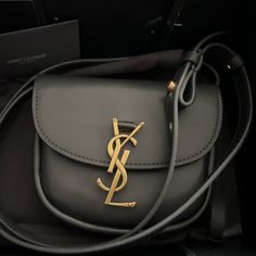 Ysl Kaia Small Satchel. Worn Twice. Excellent Condition. Ysl Purses, Ysl Black Bag, Bags Ysl, Saint Laurent Bags, Yves Saint Laurent Bags, Cute Bags, Black Bag, Yves Saint Laurent, Saint Laurent