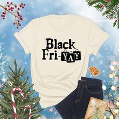 Black Fri-Yay Shirt, Christmas Black Fri-Yay Shirt, Shopping Shirt, Black Friday Group Shirts, Black Friday Sales Shirt, Black Friday Squad Exciting Tshits for babies Black Winter Holiday T-shirt, Black Christmas T-shirt As Gift, Black Crew Neck T-shirt For Holidays, Black Graphic Print Shirt For Holiday, Black Shirt With Graphic Print For Holiday, Black Holiday Shirt, Black Short Sleeve T-shirt For Winter, Black Cotton Shirt As A Gift, Black Christmas T-shirt With Short Sleeves