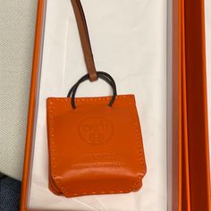 Fabulous And Oh So Chic Hermes Orange Bag Charm. Comes With Box Obviously . Pristine And Barely Used. Hermes Orange Bag, Hermes Orange, Orange Bag, Hermes Bag, Color Orange, Size 2, Orange, Women Shopping, Color