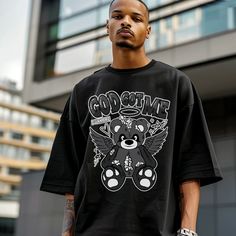 Brand Dunkare White Thunder 4s Shirt - Gods Guides Me Bear Unisex Shirt Dark Mocha 1s, Air Max One, Blue 11s, Kobe 9, Waffle Shirt, Black Cement, Cream Shirt, Love Bear, Tee Outfit