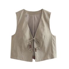 Shipping: Worldwide Express Shipping AvailableDelivery time: 7-15Days Fast ShippingReturns: Fast refund, 100% Money Back Guarantee. Vest Style Women, Khaki Vest, Waistcoat Woman, Woman Vest, Summer Vest, Vest And Tie, Middle Age Fashion, Winter Vest, Belted Cardigan