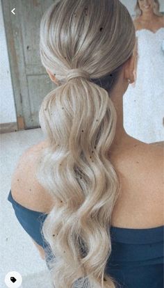 Glam Ponytail, Bridesmaid Ponytail, Wedding Ponytail Hairstyles, Bridal Ponytail, Hairstyle Ponytail, Bridesmaid Hair Inspo, Wedding Ponytail, Bridemaids Hairstyles, Low Ponytail Hairstyles