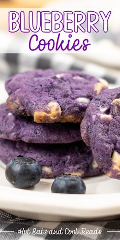 These delicious Blueberry White Chocolate Chip Cookies are SO easy to make! Plus, they're eggless! Each bite is crispy from the edges and soft from the middle of the cookie! Such a perfect combo! Blueberry White Chocolate Cookies, Blueberry White Chocolate Chip Cookies, White Chocolate Chip Cookies Recipes, Blueberry Cookies Recipes, Blueberry White Chocolate, Blueberry Cookies, Low Histamine, White Chocolate Chip, White Chocolate Cookies