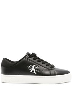 black calf leather smooth grain logo-debossed tongue debossed logo to the side contrasting branded heel counter padded ankle branded insole contrasting rubber sole front lace-up fastening Leather Lace-up Sneakers With Logo Print, Classic Lace-up Platform Sneakers With Embossed Logo, Sporty Platform Sneakers With Logo-print Tongue, Classic High-top Sneakers With Logo, Black Platform Sneakers With Logo Print, Black Sporty Platform Sneakers With Logo Print, Sporty Leather Platform Sneakers With Logo Detail, Sporty Leather Platform Sneakers With Logo, High-top Leather Platform Sneakers With Logo-print Tongue