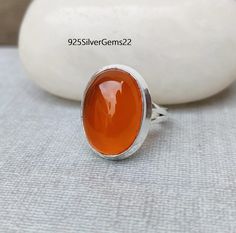 Welcome to our shop 925SilverGems22 Description:-  Style:- Band Advantage of the Carnelian Ring:- Many health benefits from wearing carnelian gemstones, including increased energy, clearer skin, improved vision, enhanced sleep, more energy, a stronger immune system, clearer skin, and better memory. Occasion:- Anniversary Gift, Birthday Gift, Wedding Gift, Lover Gift Ring, Lovely Valentine's Gift, Engagement Gift, New Year Gift, Christmas Gift, Other Occasion, etc. Your order will be handmade and ready for shipment in 1-3 business days. Normally we ship through USPS which takes a maximum of 2 to 3 weeks if you need fast delivery you can select shipping in your cart. Why choose us over other sellers:- Fast Shipping  Best Customer Feedback History Image Quality & Concern:- * All Images are Ac Better Memory, Gift For Love, Stronger Immune System, Carnelian Jewelry, Increased Energy, Carnelian Ring, Clearer Skin, Valentine's Gift, Gift Ring