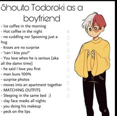 It’s Your Power Todoroki, As Your Boyfriend Anime, Mha Characters As Boyfriends Spicy, Anime As Boyfriend, Anime As Your Boyfriend, Todoroki Kinnie, Todoroki X Yn Headcanons, Todoroki As Your Boyfriend, Todoroki Boyfriend