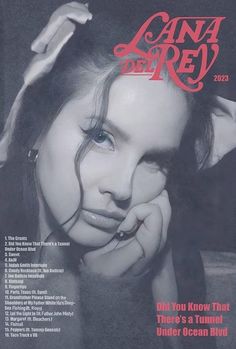 a magazine cover with a woman's face and hands on her head, in black and white