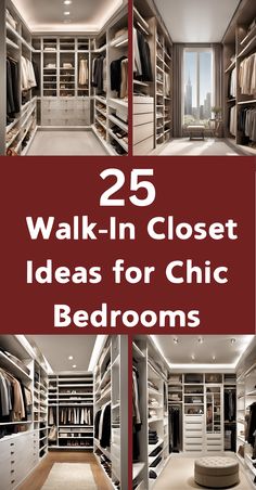 Create the perfect chic walk-in closet with these genius small design ideas. These space-saving solutions combine style and functionality, ensuring your closet is both aesthetically pleasing and highly organized.