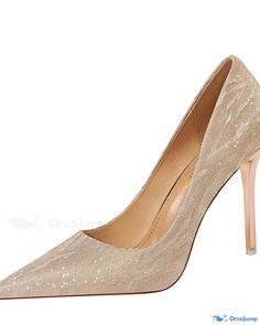 OrcaJump - Exquisite Bridal Footwear: Stiletto High Heel Shoes with Pointed Toe, Enthralling Shimmering Sequin Accents - Perfect for Glamorous Weddings High Heels For Prom, Hip Hop Fashion 90s, 90s Y2k Fashion, Heels Prom, 90s Hip Hop Fashion, Wedding Dress Shoes, Point Shoes, Super High Heels, Pointed Heels