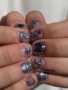 Graffiti Nail Art, Graffiti Nails, Funky Nail Designs, Nails Aesthetic