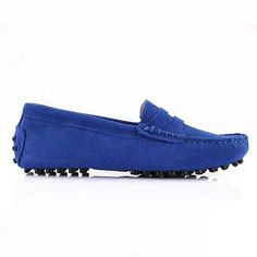 Zapatos Planos Mujer Top Moda - Piel Verdadera - Mocasines Casuales Suaves – Ofertas DejaVu Spring Suede Boat Shoes With Round Toe, Blue Moccasins For Spring With Flat Heel, Blue Spring Moccasins With Flat Heel, Blue Spring Moccasins, Blue Suede Boat Shoes With Round Toe, Blue Slip-on Boat Shoes, Casual Blue Leather Shoes For Office, Women's Flat Shoes, Casual Slip On Shoes