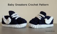 a pair of baby sneakers crochet pattern