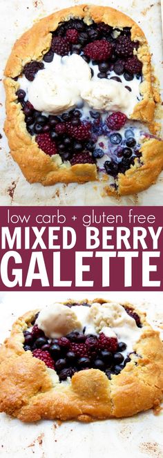 an image of mixed berry galette pie