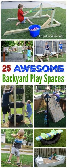 25 awesome backyard play spaces that are easy to make and fun for the whole family