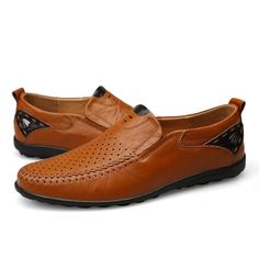 • Season: Summer• Upper-Genuine Leather Type: Cow Leather• Outsole Material: Rubber• Closure Type: Slip-On• Fit: Fits true to size, take your normal size• Pattern Type: Solid• Feature: Breathable• Feature: Massage• Insole Material: Rubber• Width Options: D - Medium• Shipping Worldwide Summer Leather Moccasins, Pink Shoes Mens, Mens Red Shoes, Italian Shoes For Men, Mens Grey Shoes, Brown Shoes Men, Mens Loafers Casual, White Shoes Men, Branded Shoes For Men