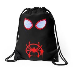 Fully lined durable bag with soft drawcord that’s easy on your shoulders. Long-lasting and vivid sublimation prints on both sides. Miles Morales, black Black Pouch Backpack For School, Black Drawstring Backpack For Daily Use, Black Drawstring Bags For Daily Use, Black School Backpack With Drawstring, Black Drawstring Backpack For School, Black Drawstring School Backpack, Black Drawstring Bag For Everyday Use, Black Backpack With Dust Bag For School, Black Drawstring Travel Bag