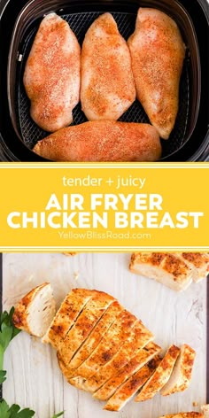 Air Fryer Chicken Breasts, Air Fryer Recipes Chicken Breast, Air Fryer Chicken Breast, Air Fryer Recipes Snacks, Stovetop Chicken, Recipes Chicken Breast, New Air Fryer Recipes, Air Fryer Foods, Recipes Skillet