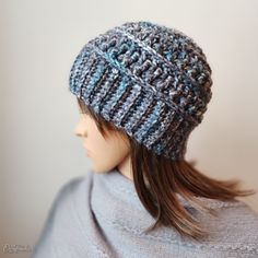 Left Handed Crochet, Crochet Adult Hat, Local Yarn Shop, Easy Crochet Hat, Hat Patterns Free, Design Crochet, Crocheted Hat, Baby Hat Patterns, Crochet Hat Free