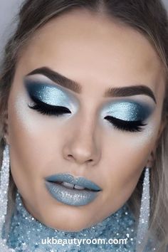 Glitter Eyeshadow Tutorial, Colorful Eye Makeup Tutorial, Frozen Makeup, Festival Eye Makeup, Project Pan, Monolid Eye Makeup, Xmas Makeup, Costume Photography