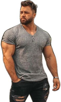 Gym Clothing, Summer Knitting, Short Sleeve T Shirt, Summer Tops, Gym Outfit, Fashion Tees, Top Tee, Slim Fit, Gym