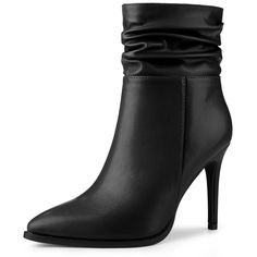 Shop Allegra K for slouchy pointed toe stiletto heel ankle boot you are looking for, get more women's stiletto heel for yourelf. Order now! Free Returns! Slouchy Ankle Boots, Slouch Ankle Boots, Pointed Ankle Boots, Heel Stretch, Chunky Heel Ankle Boots, Western Ankle Boots, Buckle Ankle Boots, Shoes Boots Ankle, Womens Stilettos