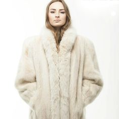 Stunning Full Length Natural White Mink Coat Trimmed With Matching Natural White Fox. Two Front Closures (One Is A Little Loose) Two Velvet Lined Side Pockets Fits Sizes 10 & 12 So Luxurious You Won't Want To Take This Coat Off! Neck To Shoulder 9" Sleeve Length From Neck 24" Classic White Fur Coat For Winter, Luxury Winter White Long Sleeve Fur Coat, Classic White Long Sleeve Fur Coat, Elegant Cream Fur Coat With Long Sleeves, Elegant Long Sleeve Cream Fur Coat, White Luxury Fur Coat For Formal Occasions, Luxury White Fur Coat For Formal Occasions, Luxury White Fur Coat For Formal Events, Elegant White Long Sleeve Fur Coat