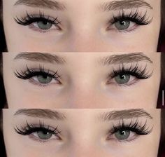 Lashes Fake Eyelashes, Perfect Eyelashes, Pretty Lashes, Eyelash Extentions, Makeup Needs, Asian Eye Makeup, Glowing Makeup, Fake Eyelashes, Strip Lashes