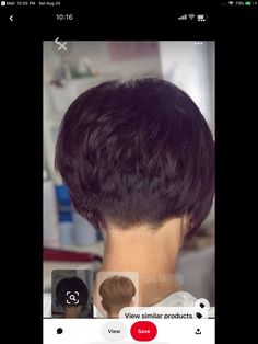 Short Stacked Hair, Short Hair Back, Stacked Hair, Chic Short Hair, Bob Haircut For Fine Hair