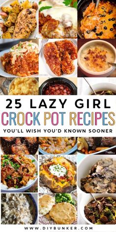 25 lazy girl crock pot recipes you'll wish you'd know some